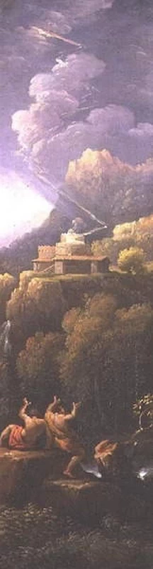 Figure in un paesaggio classico